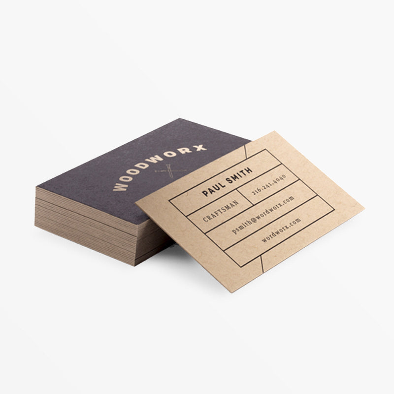 Brown Kraft Paper Business Cards