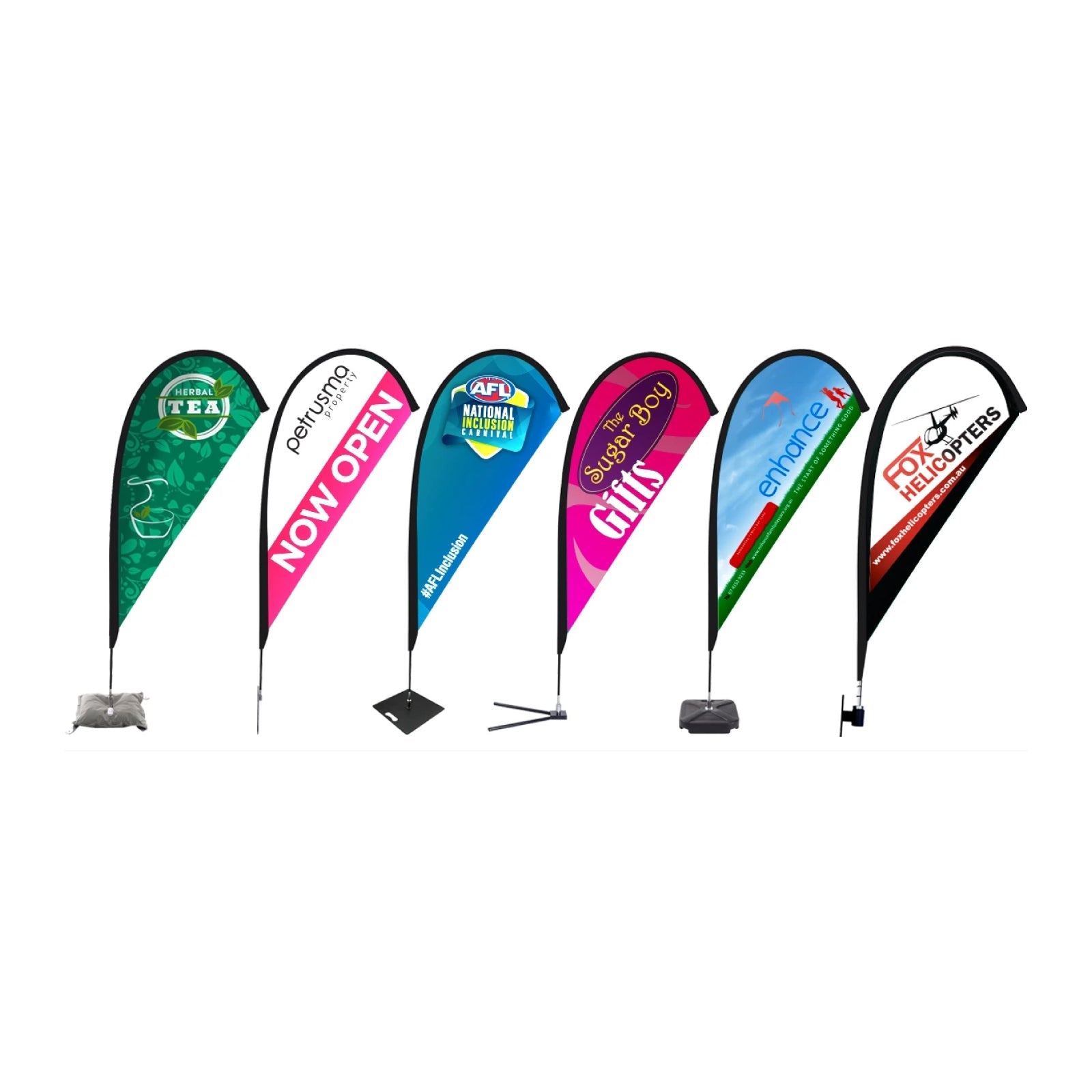 File Flags Custom Teardrop Flags Orlando FL | Zoom Printing