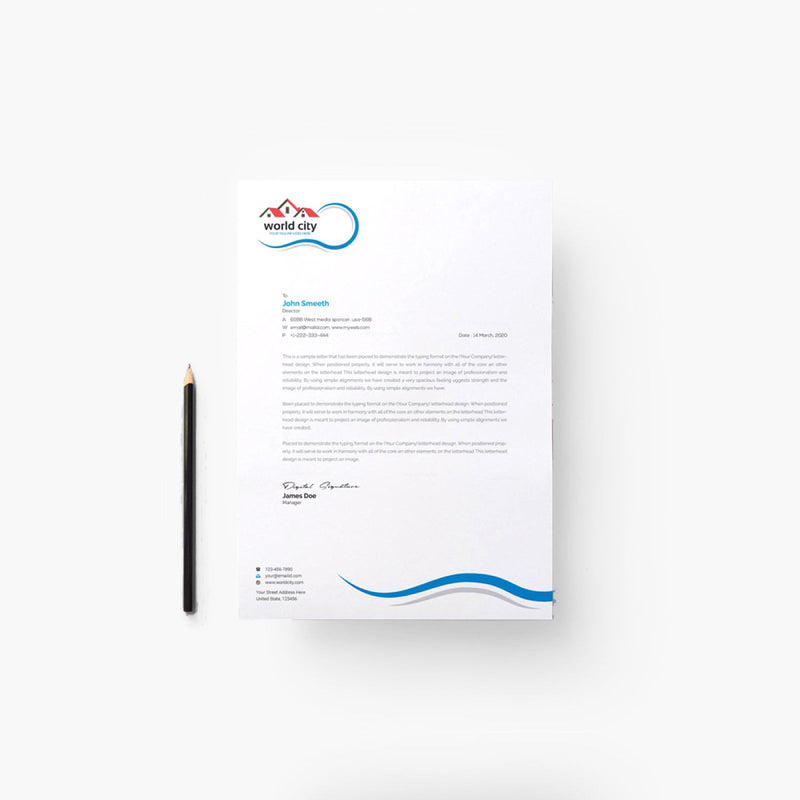 Custom Letterhead